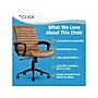 Click365 Transform 3.0 Ergonomic Bonded Leather Swivel Desk Chair, Cognac (CCHR10008A)~#|#~C4CAF1DD-D7D6-4D9E-9557D7E3511AFB22_sc7