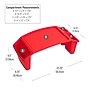Mind Reader 10.75" x 22.25" Plastic Kids' Lap Desk Activity Tray, Red, 2/Pack (2KIDLAP-RED)~#|#~C4CB350D-3BD5-41BF-8883C9B3377F7ECB_sc7