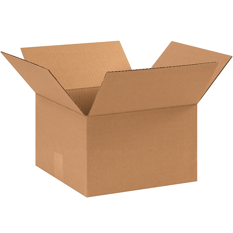 11" x 11" x 7" Shipping Boxes, 32 ECT, Brown, 25/Bundle (11117) image 1