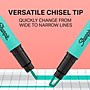 Sharpie Clear View Highlighter, Chisel Tip, Assorted Ink, 12/Pack (2149296)~#|#~C4D8ECA3-4257-473C-A80F62EFCAD9CA28_sc7