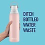 Brita Stainless Steel Filtered Water Bottle, 20 oz., Rose (36452)~#|#~C4D9BE1D-3394-4B10-853DE0B0750F4EC3_sc7