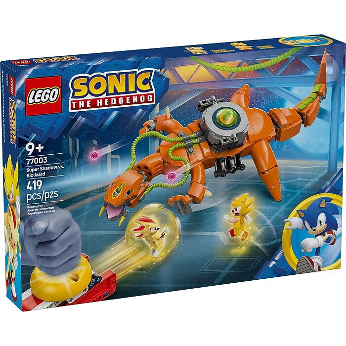 LEGO Sonic Super Shadow vs. Biolizard, 419 Pieces (77003) | Staples