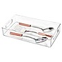iDESIGN Large Stackable Plastic Storage Bin, Clear (63599)~#|#~C4E3F4BA-F0E8-451F-9F4BFADD2F3D631D_sc7