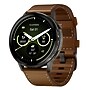 Garmin Venu 4 Fitness Smartwatch, GPS, 41mm, Leather Band (010-03014-03)~#|#~C4E57878-F80F-40ED-9408CE1C5C639226_sc7