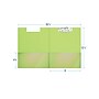Davis Group Premium Polypropylene Clipboard, Letter Size, Lime Green, 10/Pack (4511-24-10)~#|#~C4EBD2FD-6E1E-4F15-BD4421BF8286A416_sc7