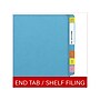 Medical Arts Press Heavy Duty End Tab File Folder, Straight-Cut, Letter Size, Blue, 40/Box (S-09461-DBL)~#|#~C4F44BA4-1861-48BF-85376802E3697E82_sc7