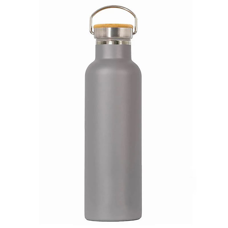 Elemental Classic Stainless Steel Double Wall Vacuum Insulated Water Bottle, 25 oz., Graphite (EB25PGP1) image 1