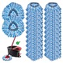 BISON LIFE Kleen Handler Microfiber Spin Mop Head Refill, Blue, 24/Pack (BPES-SPM-MFR-BL-L-1-24A)~#|#~C4FFEC07-08E4-4239-8CAAB5A02CB042C2_sc7