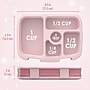 Bentgo Kids Prints Bento Box, 5-Compartment, Petal Pink Glitter (BGKSPGL-PP)~#|#~C5063571-5F38-409E-AD3C08DAD61E66B3_sc7