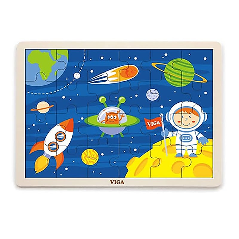 The Original Toy Company 24-Piece Space Classic Jigsaw Puzzle (OTC51461) image 1