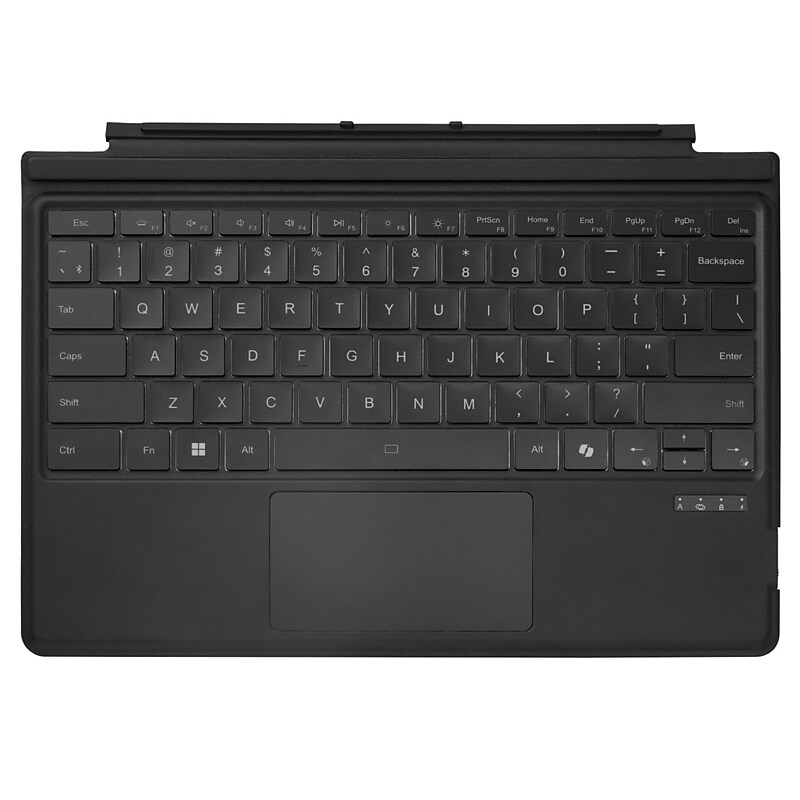 Adesso Aluminum 12.9" Portable Bluetooth Keyboard Case for Surface Pro, Black (WKB-7030) image 1