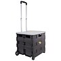 Dbest Original Quik Cart Collapsible Rolling Crate, Grey (01-760MB)~#|#~C5080304-A783-4839-B2292EC1CF08C6DA_sc7