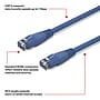 Staples TECH 14 ft. Cat-6 Ethernet Cable, Male to Male, Blue (ST62455)~#|#~C50D9540-B2EA-4A3F-B34F750E7414BD71_sc7