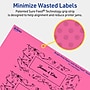 Avery Laser/Inkjet Rectangle Multipurpose Labels, 2" x 5", Bright Pink, 320/Box (94241)~#|#~C50FBB6B-756A-4637-8A11B073AA686EDC_sc7
