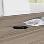 Bush Business Furniture 72"W x 36"D Boat Shaped Conference Table, Modern Hickory/Cool Gray Metallic (99TBM72MHSVK)~#|#~C51150CD-8C16-428F-944C0188F225461C_sc7