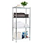 Mind Reader 4 Shelf Adjustable Garage Shelving, 11.75"W, Chrome Plate (4TSHELVU-SIL)~#|#~C51AFD60-C45E-4416-958EBDB2DE5A438F_sc7