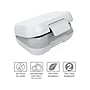 bentgo Kids Snack Container, 2-Compartment, Gray, 12 oz. (BGKDSNK-Y)~#|#~C51DAE93-B971-495C-A4791D88DA8B7E25_sc7