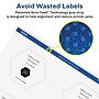 Avery Laser/Inkjet Multipurpose Labels, 2.9" x ", Glossy Clear, 150/Pack (94121)~#|#~C51E1EB3-EE2B-48D7-AB0DF2E060636000_sc7