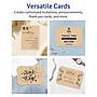 Avery Integrated Cards, 5" x 7", Matte Kraft Brown, 50/Pack (95349)~#|#~C51F9490-AFCF-4B45-BEFBD9C90CDB2892_sc7