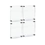 Azar Sign Holder, 11" x 17", Wall Mounted, Silver Acrylic, 4/Pack (105508-SLV-4PK)~#|#~C522FB6F-6885-4E86-ABF09C27A9675524_sc7