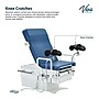 Viva Comfort Pointe Power Electric Pelvic Tilt Exam Table w/Stirrups, Knee Crutches, Hand Rails, 396lbs. Capacity, Blue~#|#~C52387A1-40B6-4A8E-93171A857FAA18F0_sc7