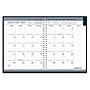 2027 House of Doolittle 8.5" x 11" Weekly & Monthly Planner, Faux Leather Cover, Black/Blue (28302-27)~#|#~C524ADD1-3AE1-430F-A168A0EE2CB4EFAB_sc7