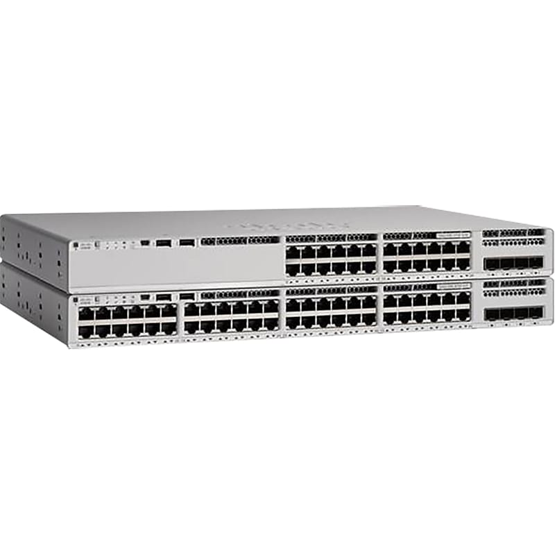 Cisco Catalyst 9200 24-Port Gigabit Ethernet Managed Switch, Silver (C9200-24P-A) image 1