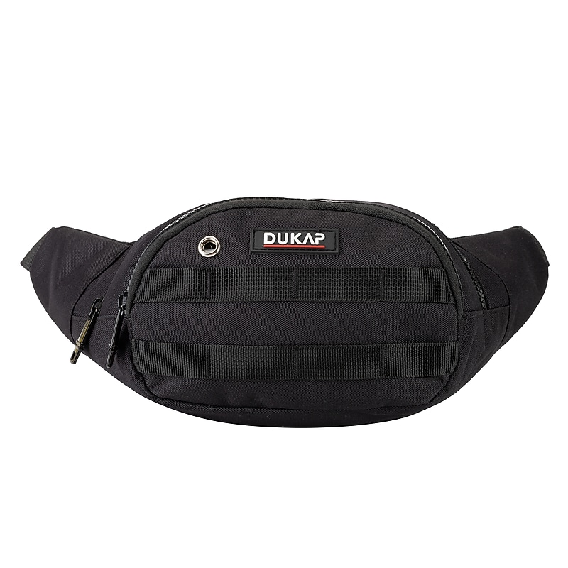 DUKAP Tango Polyester Waist Bag, Black (BDK-TAN-BLK) image 1