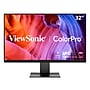 ViewSonic ColorPro 32" 4K Ultra HD 60Hz LCD Monitor, HDR400, Black/Silver, Universal Docking Station (VP3276T-4K)~#|#~C527B68A-7D87-4880-829EA6B1C59AAEEE_sc7