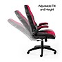 Staples Emerge Vortex Bonded Leather Ergonomic Gaming Chair, Black and Red (51465-CC)~#|#~C529A8EE-285B-4C15-B555DAA2FB61B30D_sc7