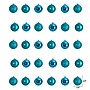 Nearly Natural Holiday Christmas Teal Shatterproof Ornament Set, 2.5", 30/Set (D1055-TL)~#|#~C52FE817-6E81-410E-AE52850D8CFC2050_sc7