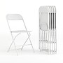 Flash Furniture HERCULES Plastic Folding Chair, White, 6/Pack (6LEL3WHITE)~#|#~C531D9D6-3B86-4C43-BC107086BBECB934_sc7