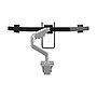 Humanscale M10 Adjustable Triple Monitor Arm with Crossbar and Handle, up to 26.5" Monitors, Silver (M13HBS)~#|#~C531EC62-968C-497C-B16547E966D2BFBE_sc7