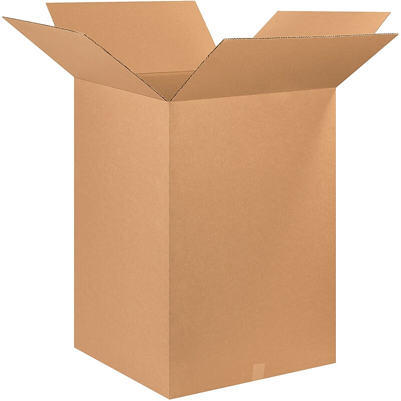 26" x 26" x 36" Shipping Boxes, 32 ECT, Brown, 5/Bundle (262636) image 1