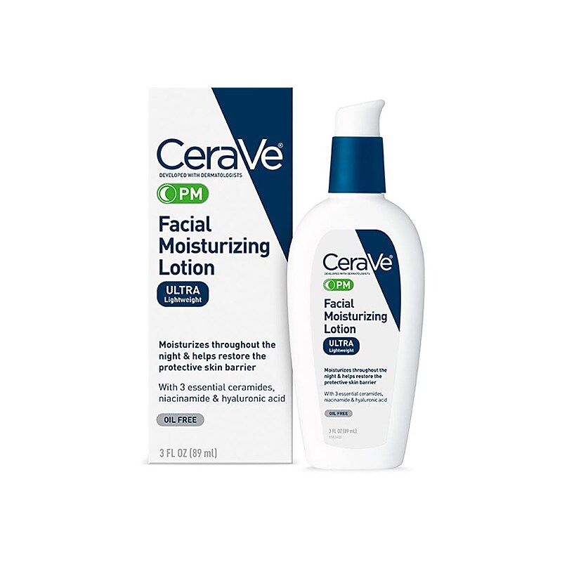 CeraVe PM Facial Moisturizer, 3 fl oz. (S2950207) image 1