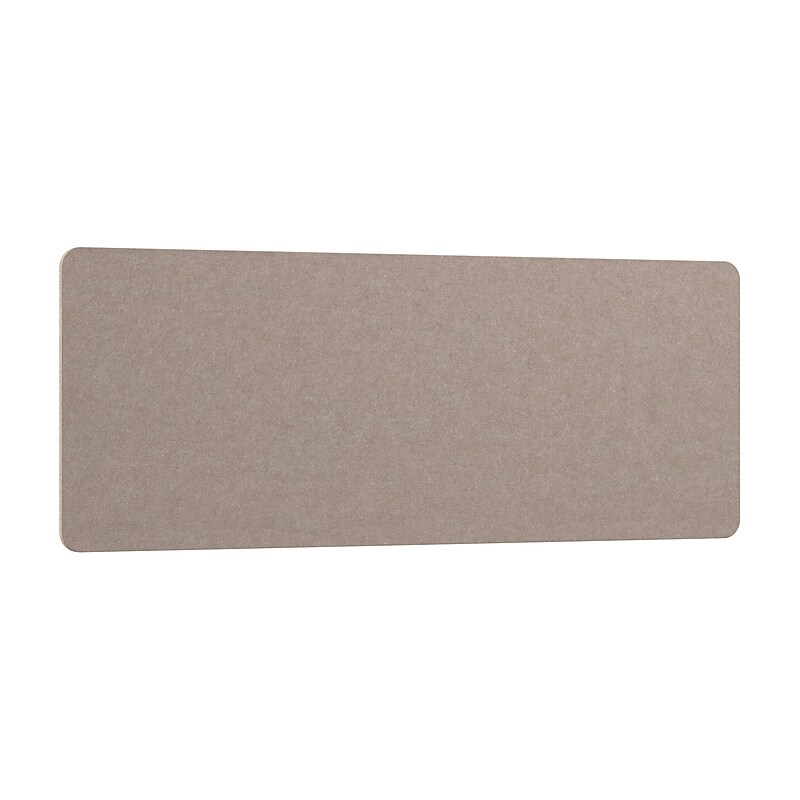 Bush Business Furniture Hustle 17"H x 46"W Tackboard for 48" Cubicle Desk, Warm Beige (HUP146WB-03) image 1