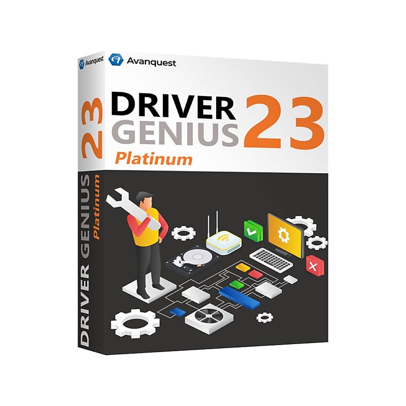 Avanquest Driver Genius 23 Platinum Edition for 1 User, Windows, Download (11401-E) image 1