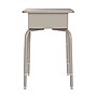 Flash Furniture Billie 24"W Student Desk with Open Front Metal Book Box, Gray Granite/Silver (FDDESKGYGY)~#|#~C53F516A-3492-4685-8E4B1E450743FEB8_sc7