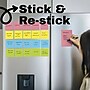 Post-it Super Sticky Notes, 4" x 6", Neon Fizz Collection, Lined, 90 Sheet/Pad, 3 Pads/Pack (6603SSUC)~#|#~C5403FAD-AB51-4ABE-993D714697EFE331_sc7