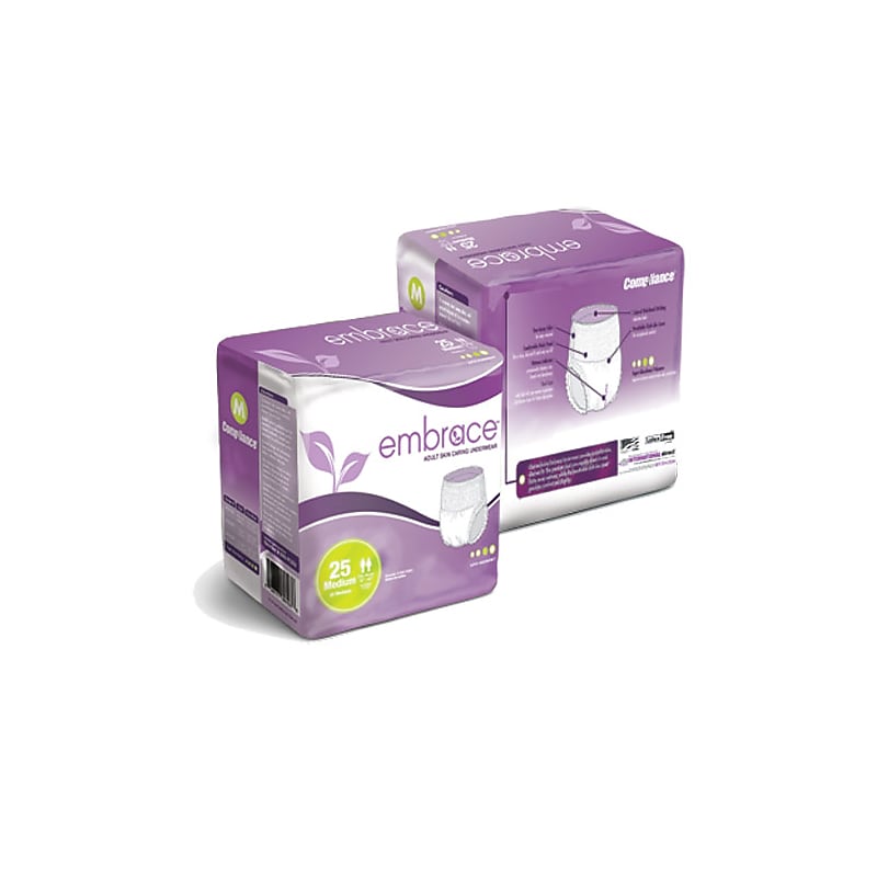 Embrace Adult Incontinence Underwear, Large, 25/Pack (600-PUB3) image 1