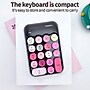 SaharaCase Retro Numeric Keypad Wireless Ergonomic Number Pad, Black/Pink (KB28)~#|#~C5471DA5-D200-44AC-800C657EF7D74EC2_sc7