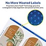 Avery Print-to-the-Edge Laser Arched Labels, 3" x 2 1/4", Textured White, 90 Labels/Pack (22809)~#|#~C548D5DD-D275-4613-B49C22A69C679B0F_sc7