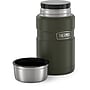 Thermos Stainless King Stainless Steel Insulated Food Jar, Army Green, 24 oz. (EASK3020AGTRI4)~#|#~C54A38E9-6F85-40C9-A1E09720F796D168_sc7