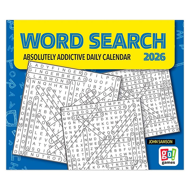 2026 BrownTrout Word Search 6.06" x 5.13" Day-to-Day Calendar (9781645917359) image 1