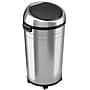 iTouchless Stainless Steel Round Sensor Trash Can with AbsorbX Odor Control System and Wheels, 23 Gal., Silver (IT23RC)~#|#~C553E058-6383-4ADD-BF31758E66D13FCA_sc7