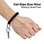 Staples® Key Wrist Coil, Black (18152-CC)~#|#~C5598F0F-31E8-4DA5-A211D075EE7E61CC_sc7