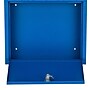 AdirOffice Steel Multipurpose Drop Box Interoffice Mailbox, Large, Blue (631-03-BLU-PKG)~#|#~C55A0928-67C1-432B-9DE79576C692AEF1_sc7