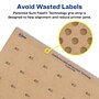 Avery Laser/Inkjet Burst Multipurpose Labels, .75" x .75", Kraft Brown, 4000 Labels/Box ( 94610)~#|#~C55BDB6B-F814-4CCA-98A515E46AD76DB3_sc7