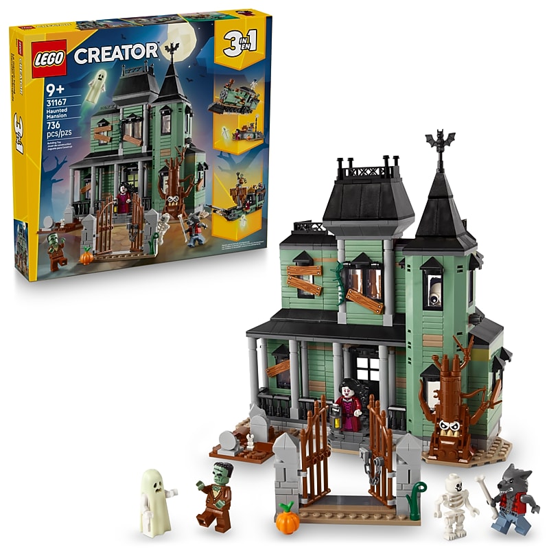 LEGO Creator 3-in-1 Haunted Mansion, 736 Pieces (31167) image 1
