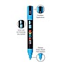 uni POSCA PC-5M Water-Based Paint Markers, Reversible Medium Tip, Assorted Colors, 8/Pack (PC5M8C)~#|#~C56307F8-9D44-4166-B6169BB4166D9050_sc7